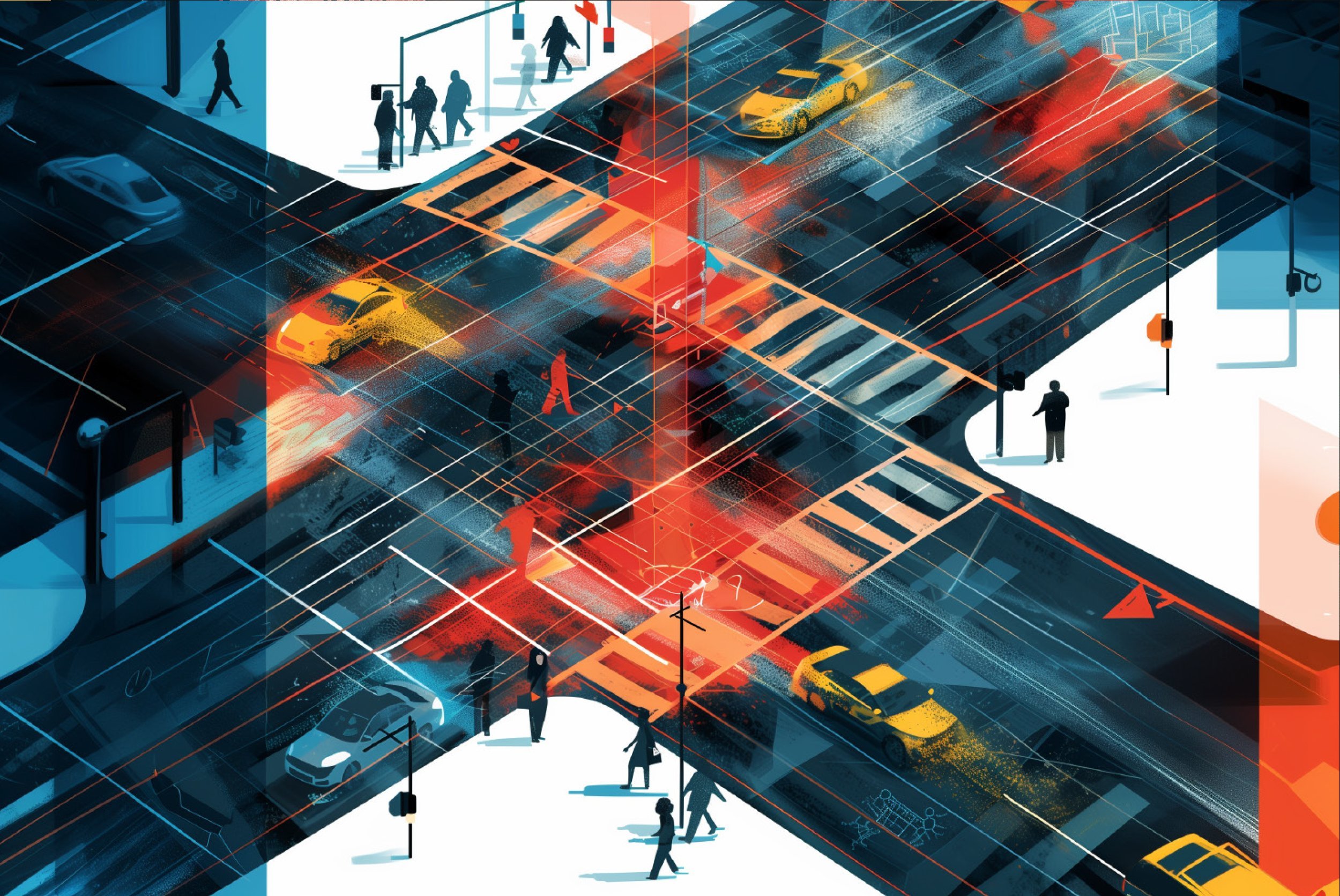 An AI generated image of a cross roads